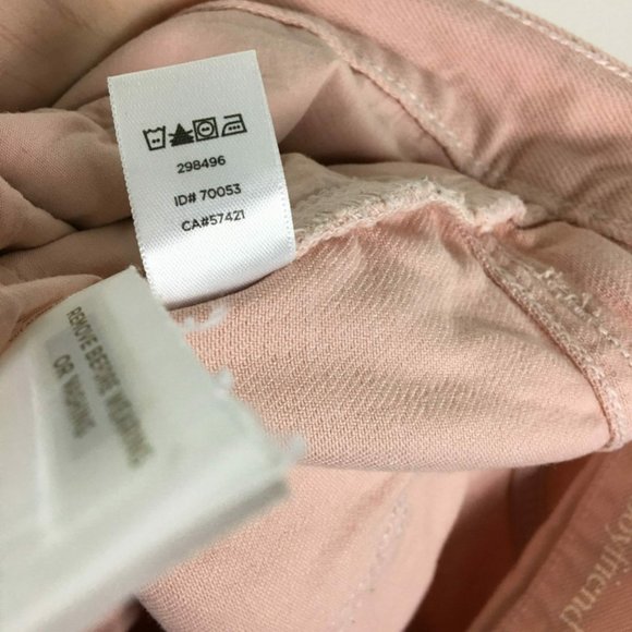 LOFT Button Fly Pink Straight Boyfriend Jeans 26 2 - Picture 11 of 11